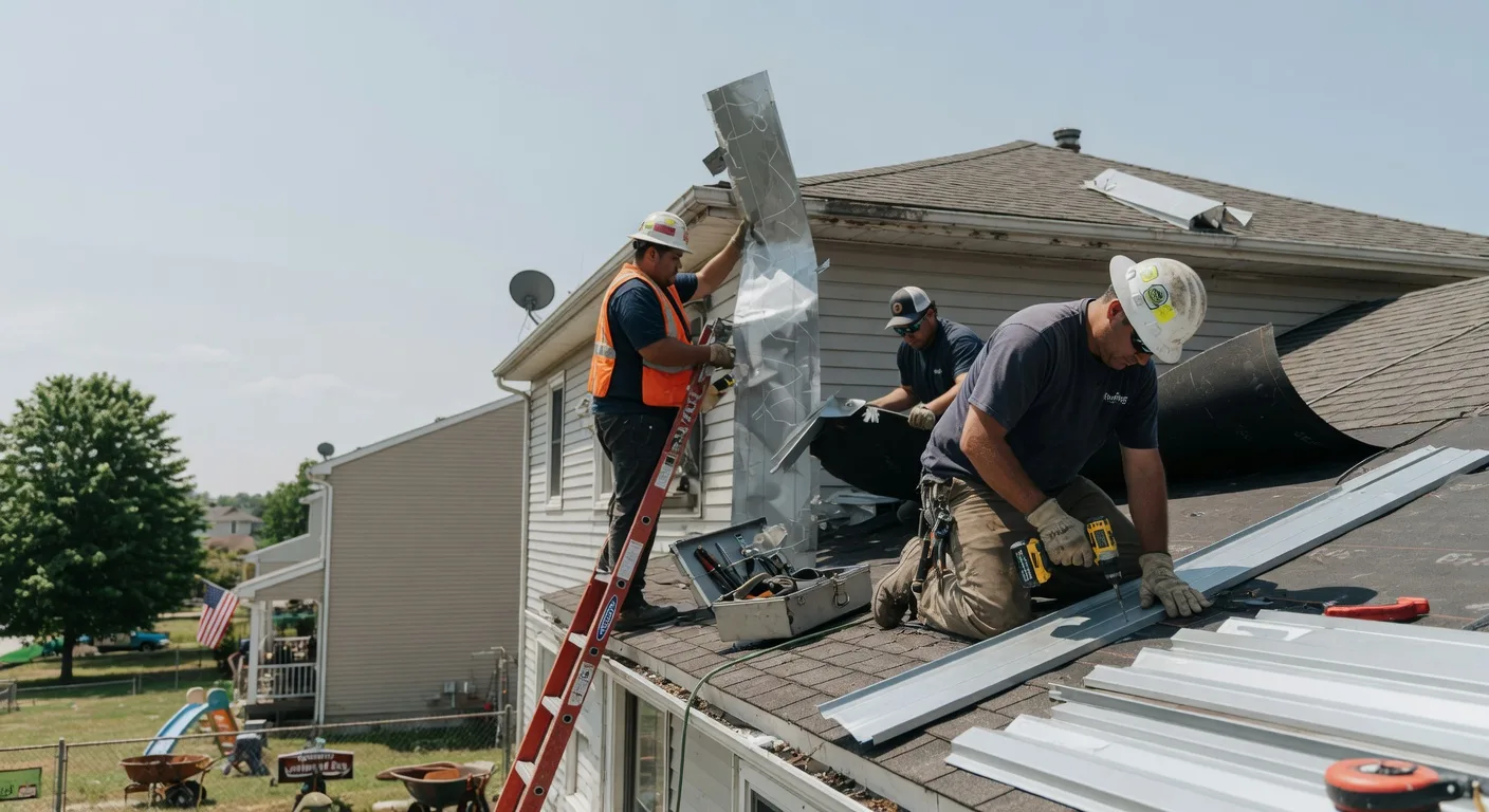Storm Damage Metal Roof Repair in Beaver Creek, MN